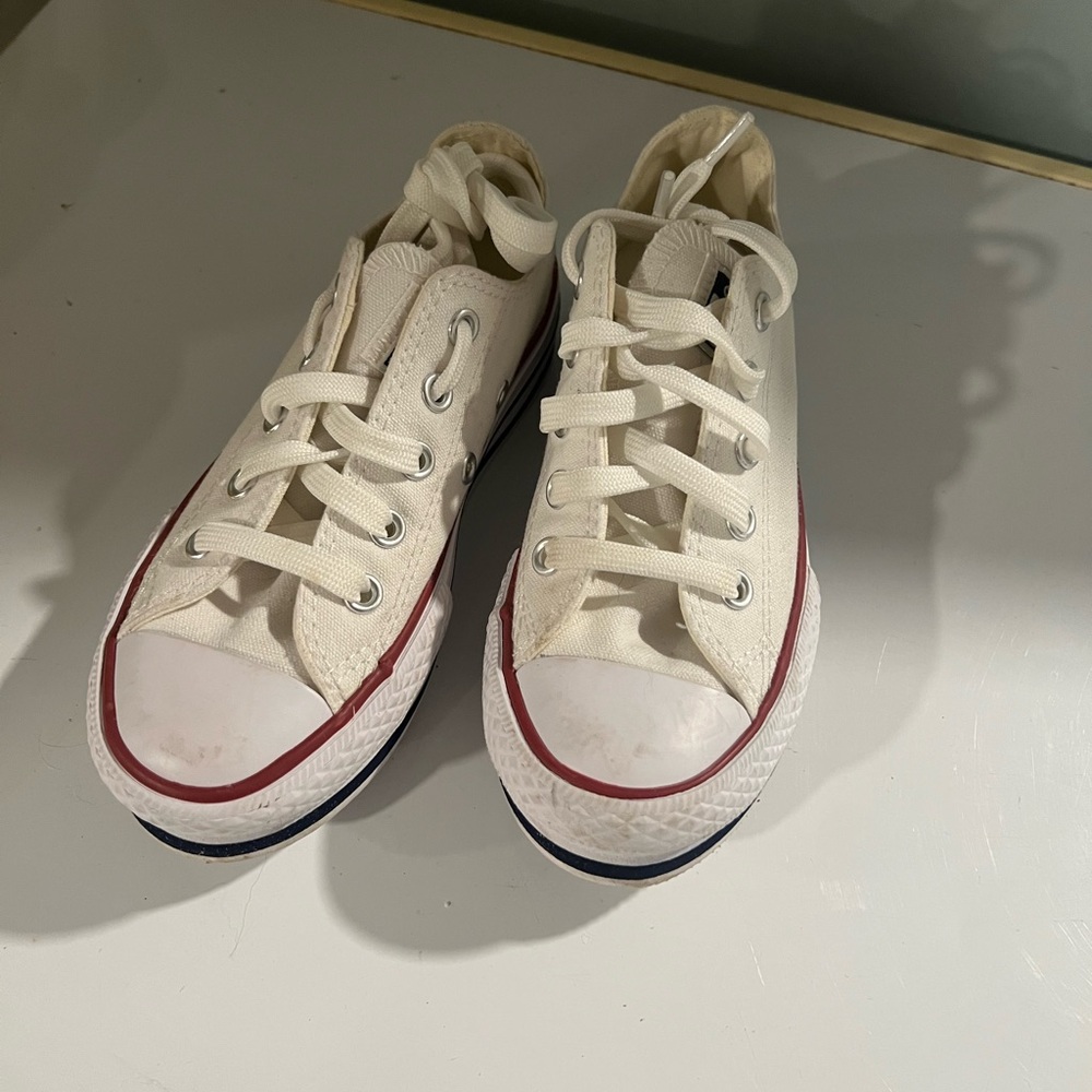 White Converse Chuck Taylor All Star Canvas Sneakers